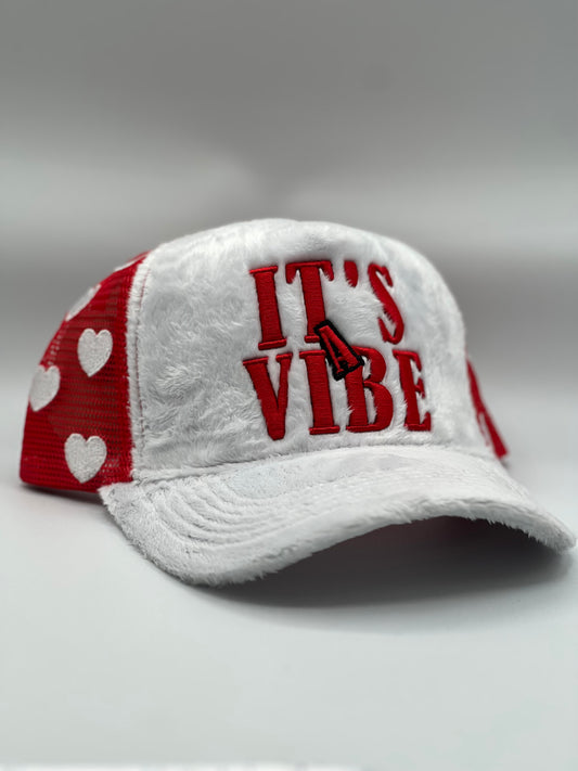 It’$ A Vibe trucker hat- Lover’s Edition (red)