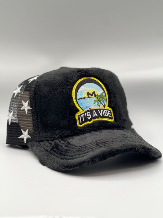 It’$ A Vibe trucker hat- black